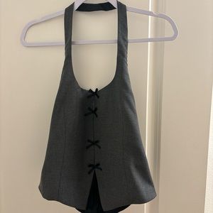 Zara Bow Halter Top